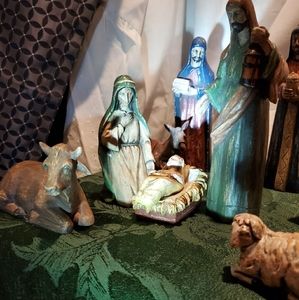 Southern Living at Home Holy Family nativity scene